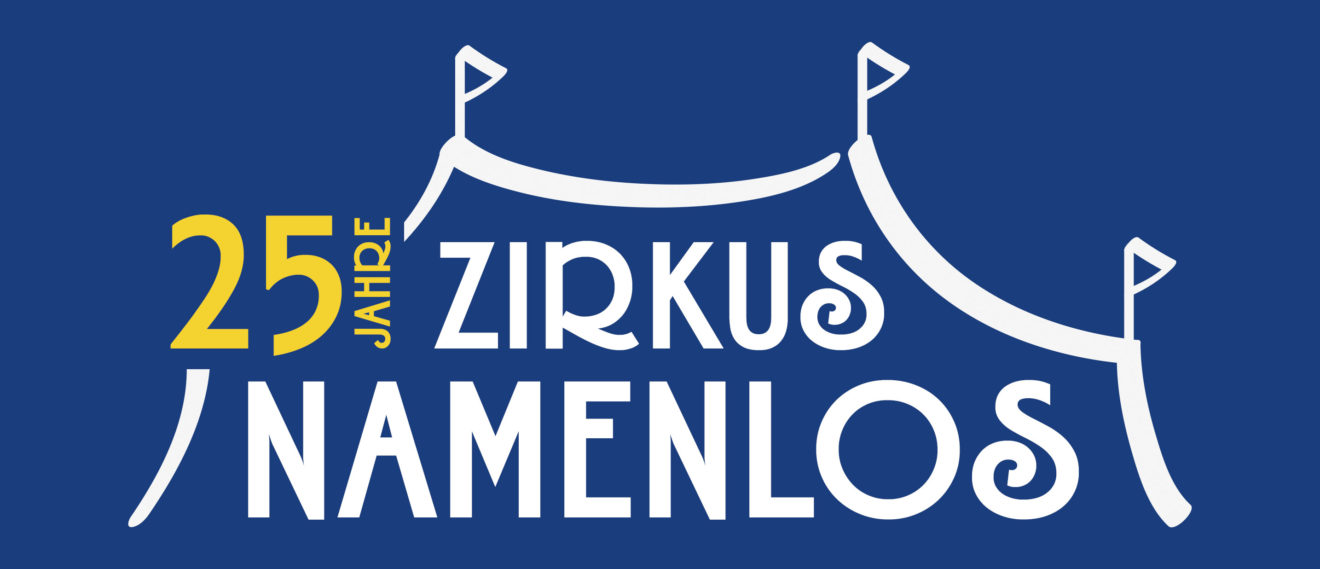 Zirkus-Namenlos-25-Jahre-blau-weiß